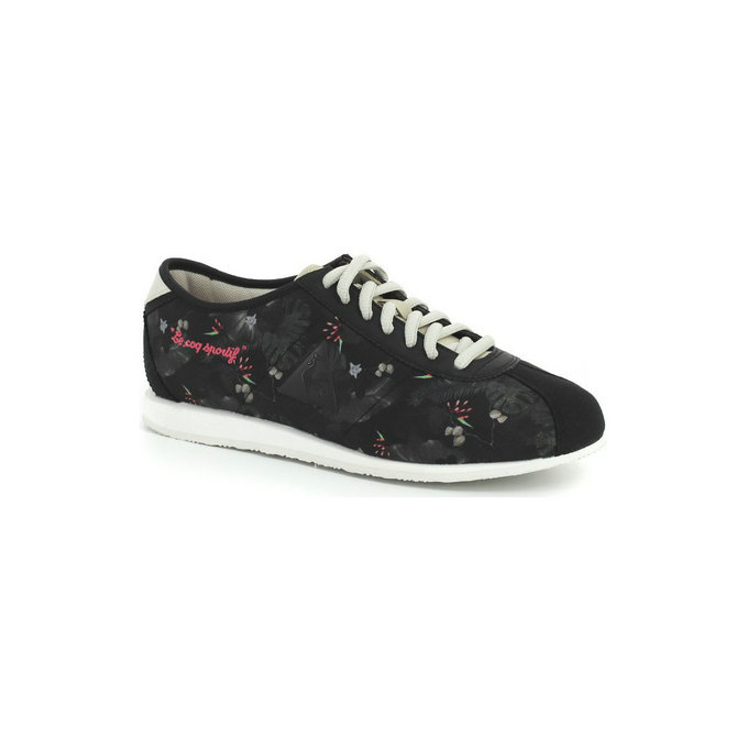 Le Coq Sportif Basket Wendon W Hiver Floral Noir Gray Morn Noir Chaussures Homme